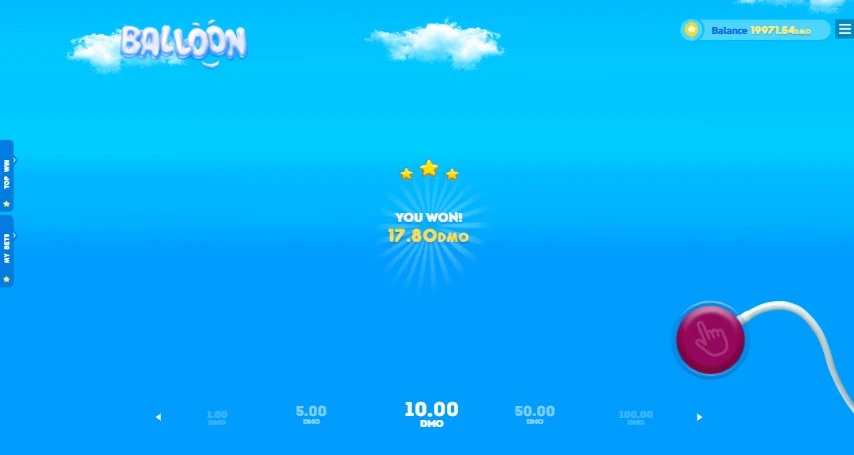 balloon crash game